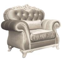 Кресло Патрисия серый глянец. Фото №1