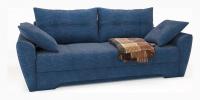 Диван прямой Амстердам Эко Лаунж еврокнижка (рогожка, Синий) 245/85/100. Фото №1