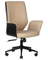 Офисное кресло для руководителей DOBRIN MAXWELL, кремово-черный