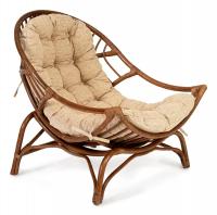Кресло VENICE / с подушкой / coco brown (коричневый кокос). Фото №1