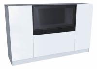 Тумба Кёльн (Метрополитан Грей/Белый). Фото №1