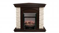 Электрокамин Elford Corner AO с очагом Fobos Lux BL S