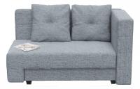 Диван прямой Корфу NEXT Серая рогожка Еврокнижка (рогожка, Серый) 147/84/75 Подлокотник справа.. Фото №1