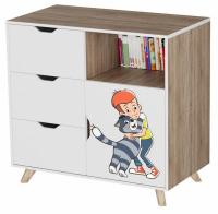 Тумба комбинированная Простоквашино Скандинавик. Фото №1