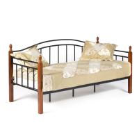 Кровать Landler + основание из деревянных ламелей (90 см x 200 см)
