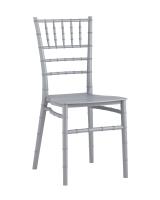 Стул Chiavari (Кьявари) пластик серебряный. Фото №1