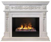 Электрокамин RealFlame Estella 26 WT 3D Cassette 630 + Black вставка. Фото №1