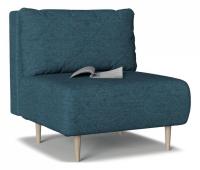 Кресло Mille Armchair 04 не раскладное Синий рогожка. Фото №1