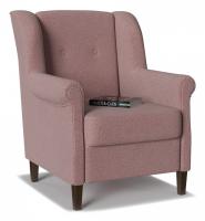 Кресло Бургос Pink Розовый велюр. Фото №1