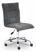 Кресло ZERO флок , серый, 29. Фото №1