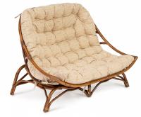 Софа VENICE / с подушкой / 132x105x90 см, coco brown (коричневый кокос), подушка ткань Старт. Фото №1