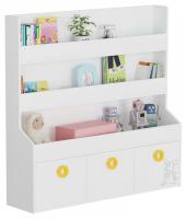 Стеллаж Соня Оранжевая корова с ящиком и фотопечатью. Фото №1