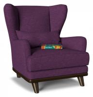 Кресло Оскар dream violett Фиолетовый рогожка. Фото №1