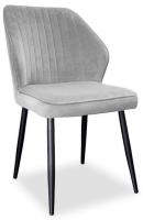 Стул DikLine 222 серый V08, Pegaso/белый