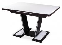 Обеденные столы с камнем , венге/камень белого цвета фото Обеденные столы с камнем , венге/камень белого цвета. Фото №1