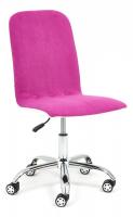 Кресло RIO флок/кож/зам , фиолетовый/белый, 138/36-01. Фото №1