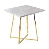 Стол Haku Gold 80x80 white wood. Фото №1