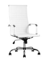 Кресло руководителя TopChairs City белое. Фото №1