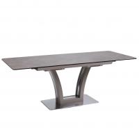 Стол обеденный FUSION (140) MATT MOKKA/LATTE (сатин мокка/латте). Фото №1