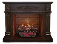 Электрокамин RealFlame Silvia 26 AO Brick с Silva Log 3D