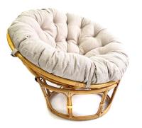 Кресло Папасан 23/01 с бежевой подушкой. Фото №1