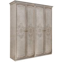 Шкаф 4-ств 2+2 Патрисия крем корень глянец фото Шкаф 4-ств 2+2 Патрисия крем корень глянец. Фото №1