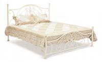 Кровать металлическая ELIZABETH 160*200 см (Queen bed), Античный белый (Antique White). Фото №1