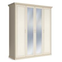 Шкаф распашной четырехдверный с зеркалами Венето. Фото №1