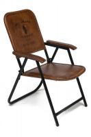 Складное кресло Secret De Maison Такома (Takoma) 2111 из натуральной кожи (Коричневый Лофт)