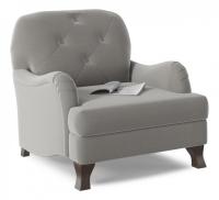 Кресло Сириус Gray Серый велюр. Фото №1