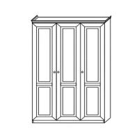 Шкаф трехдверный Джулия 2594. Фото №1