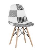 Стул DSW пэчворк черно-белый фото Стул DSW пэчворк черно-белый. Фото №1