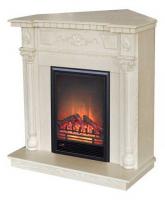 Электрокамин Dacota Corner (угловой) WT (ch) с Eugene