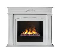 Электрокамин RealFlame Mirra 26 WT 3D Cassette 630 + Black вставка. Фото №1