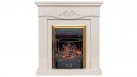 Электрокамин JUNONA WT с очагом Majestic Lux Brass