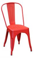 Стул Tolix Красный фото Стул Tolix Красный. Фото №1