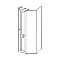 Шкаф угловой Джулия 2561. Фото №1