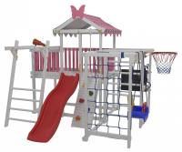 Комплекс игровой ДК1Р, розовый, серый. Фото №1