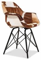 Кресло Secret De Maison EAMES RODEO ( mod. M-11998 ) металл/шкура буйвола, 62х50х81см, античная медь/коричневый. Фото №1