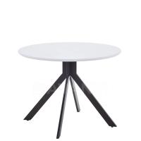 Стол обеденный MARTA (D100x75,5) белый. Фото №1