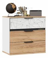 Комод Урбан (Дуб Золотой/Белый, исполнение 2). Фото №1