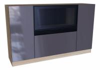 Тумба Кёльн (Дуб Золотой/Антрацит). Фото №1