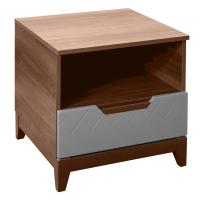 Тумба прикроватная с 1 ящиком Сканди Грей. Фото №1