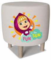 Пуф Маша и Медведь Playtame Ivory 1. Фото №1