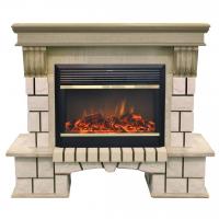 Электрокамин RealFlame Stone New 26 WT с Moonblaze BR S