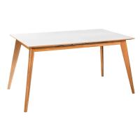 Стол раскладной Лунд белая столешница, 120 см. Фото №1