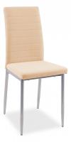 Стул Текс бежевый/хром