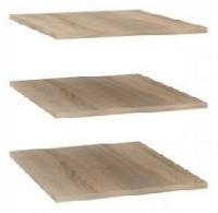 Комплект полок для одностворчатой секции Бруна (ЛД 401.005.000) Сономе эйч светлая