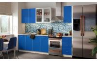 Кухня ЛДСП Фортуна синяя 2000. Фото №1