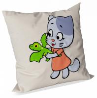 Подушка декоративная Юниор Оранжевая Корова. Фото №1